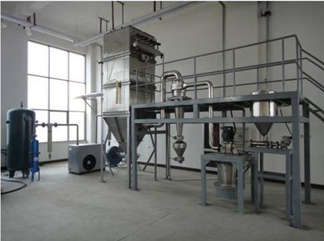 利用氣流設(shè)備進行粉碎生產(chǎn)的介紹