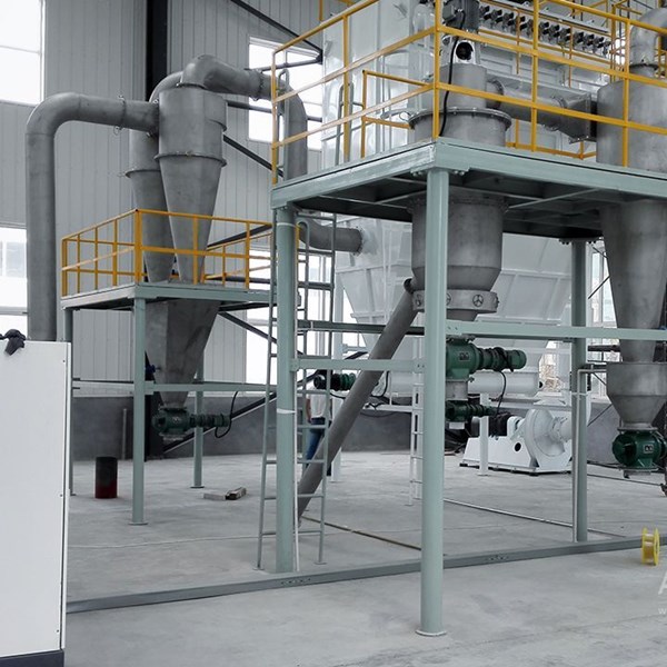 河北某化工廠碳微球氣流分級(jí)生產(chǎn)線